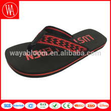 hot selling disposable canvas woven fabric strap flip flops